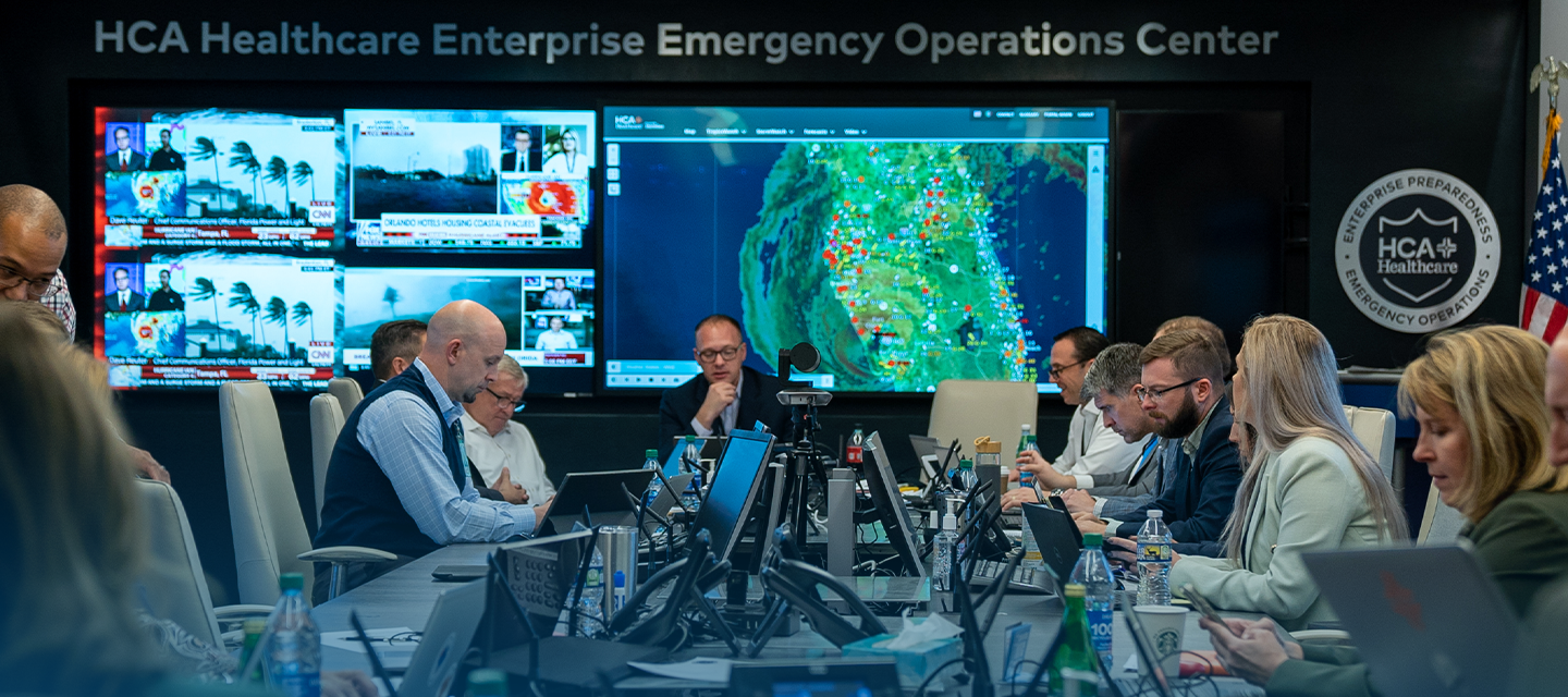 HCA Healthcare Enterprise Emergency Operations Center