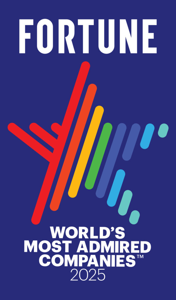 Fortune logo for world's most admired companies 2025.